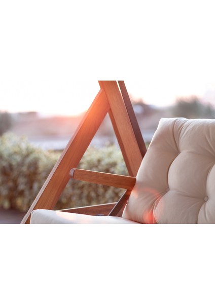 Grand Paris 1700 Iroko 2 Kişilik Salıncak, Bahçe ve Balkon, Teras Ahşap Salıncak indirimleri