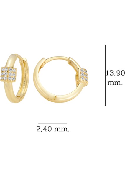 14 Ayar Altın Minimalist Huggie Küpe Zarif ve Modern Tasarım T146 fiyatları