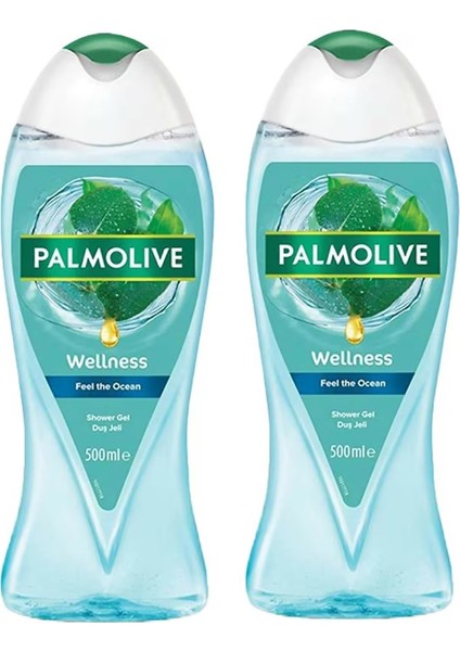 Duş Jeli Wellness Feel The Ocean 500 ml 2 Adet