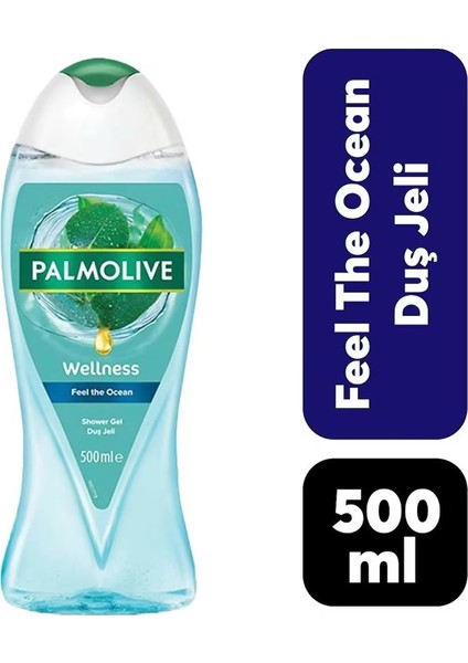 Duş Jeli Wellness Feel The Ocean 500 ml 2 Adet