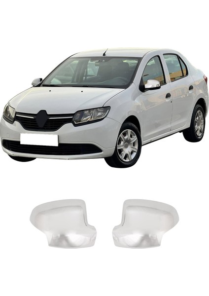 Renault Symbol Uyumlu 2013 ve Üzeri Ayna Kapağı 2 Parça Paslanmaz Çelik