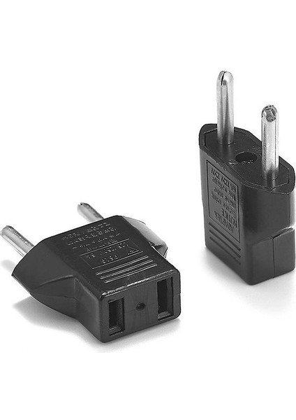 Abd'den Ab'ye Priz Adaptörü Cn Çince Euro Ab Seyahat Adaptörü Avrupa Fiş Dönüştürücü Elektrik Pirizleri Çıkışı 1 Adet