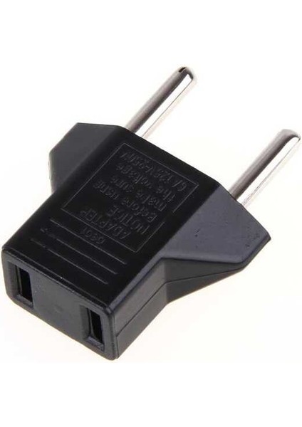 Abd'den Ab'ye Priz Adaptörü Cn Çince Euro Ab Seyahat Adaptörü Avrupa Fiş Dönüştürücü Elektrik Pirizleri Çıkışı 1 Adet