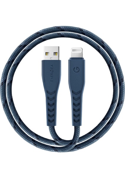 iPad iPhone C89 Nyloflex 1.5m 3A USB To Lightning Hızlı Şarj Kablosu