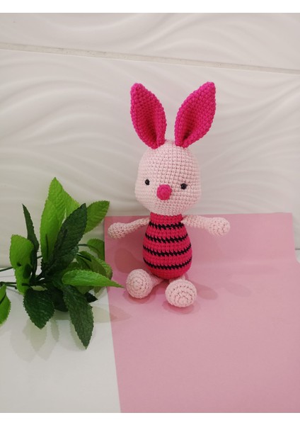 Amigurumi El Örgüsü Oyun Arkadaşı Piglet