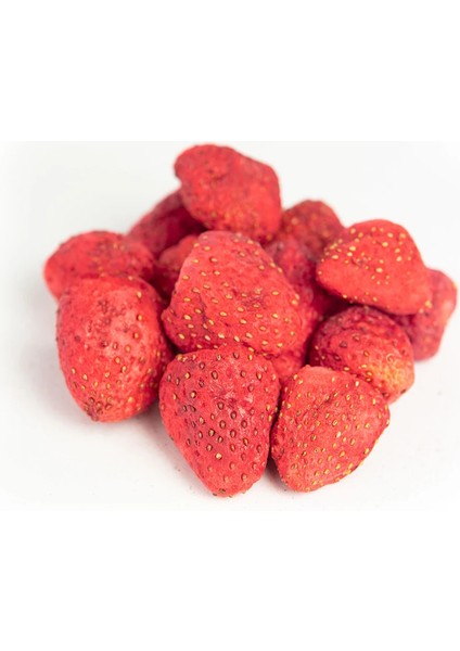 Freeze Dried Dondurularak Kurutulmuş Bütün Çilek 20 gr