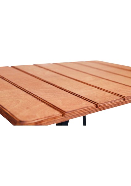 Şık ve Pratik 4'lü Katlanır Sandalye ve Masa Seti, Kullanım Kolaylığı Sağlar