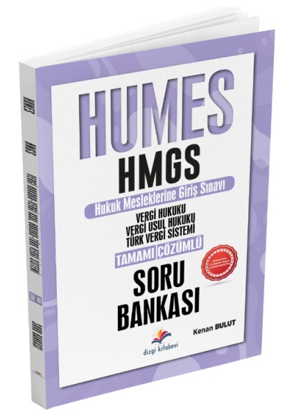 Yayınları 2025 Humes Hmgs Vergi Hukuku, Vergi Usul Hukuku, Türk Vergi Sistemi Tamamı Çözümlü Soru Bankası