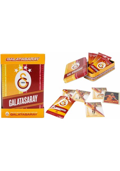 Galatasaray 2024-25 Sezonu Koleksiyon Kartları Metal Kutu