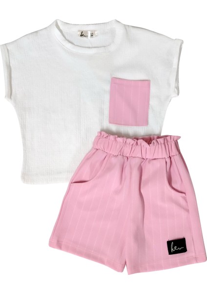 Kız Çocuk Şortlu Ikili Takım