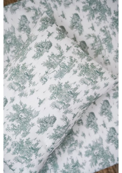 Collection Organik Bebek Lastikli Çarşaf (60X120+15) Toile De Jouy
