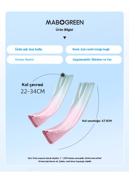 Buz Ipek Güneş Koruyucu Kolları Gevşek Uzatılmış Kol Kolları (Yurt Dışından) fırsatları