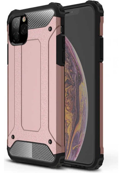 Apple iPhone 11 Pro Max Kılıf Zırh Tank Sert Korumalı Silikon Crash Silikon Kapak