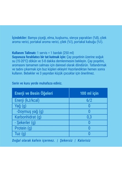 Teekanne Çilek ve Portakal Aromalı Soğuk Bitki Çayı modelleri