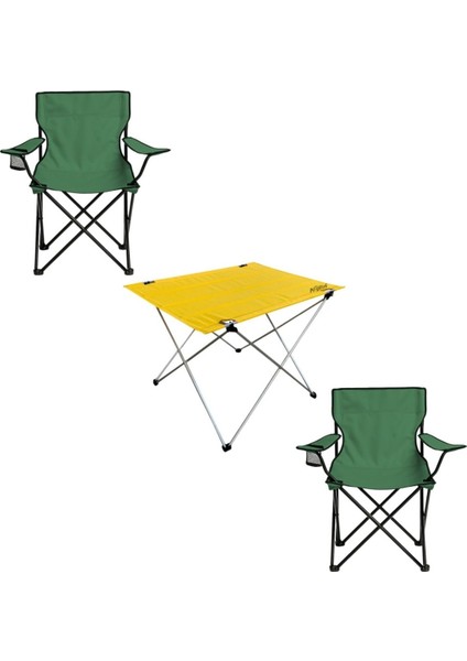 Katlanabilir Kamp Sandalyesi ve Masa Seti, Renkli, Hafif ve Taşınabilir fiyatları