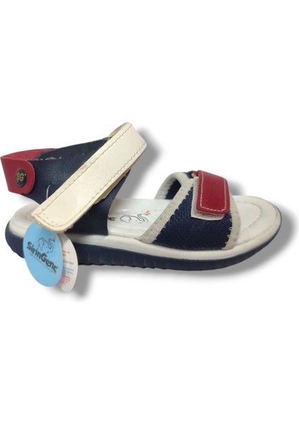 Şirinbebe 1606-20 Anatomik Cırtlı Bant Örgü Kumaş Erkek Çocuk Sandalet Lacivert Kırmızı 26-30 fiyatları
