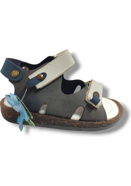 Şirinbebe 1654-20 Çift Cırt Tokalı Erkek Çocuk Sandalet Füme Gri 21-25 fiyatları