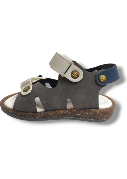 Şirinbebe 1654-20 Çift Cırt Tokalı Erkek Çocuk Sandalet Füme Gri 21-25 modelleri