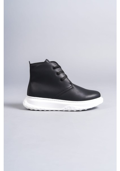 ET204 Franca Bağcıklı Cilt Erkek Spor Bot Bt - Siyah fırsatları