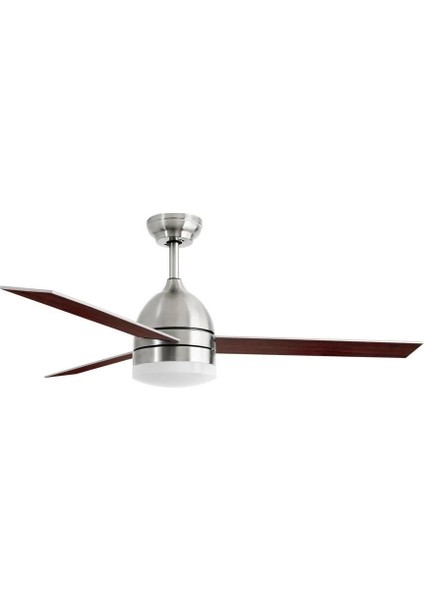 Tramontana 60W Mat Krom Motor LED Tavan Vantilatörü 132CM