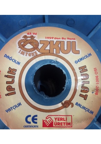 Polyester Ipek Halat 5 mm Gemici Halatı 10 Mt.