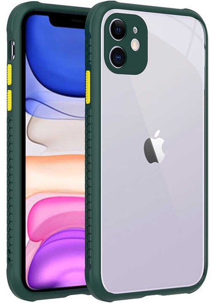 iPhone 11 Uyumlu ​​hzrv Kaff Kapak-Mürdüm