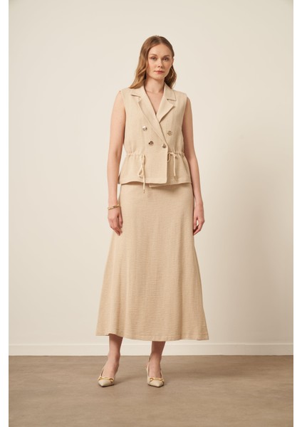 Kadın Hasır Ikili Takım Naturel