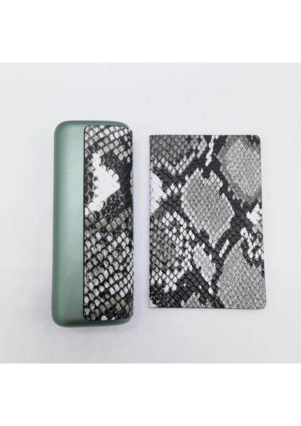 Iqos Iluma Prime / I Prime Ile Uyumlu Yılan Deri Desenlı Kılıf
