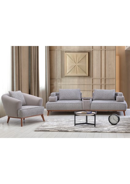 Müzik Sistemli Telefon Şarj Üniteli Leon Lüks Koltuk Takımı (Teslimat ve Kurulum )