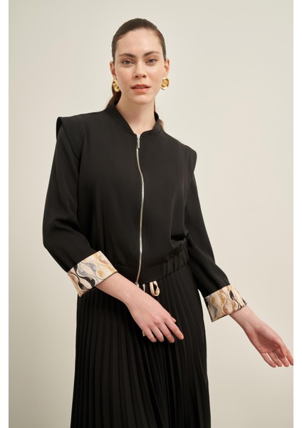 Kadın Plise Etekli Takım Siyah indirimleri