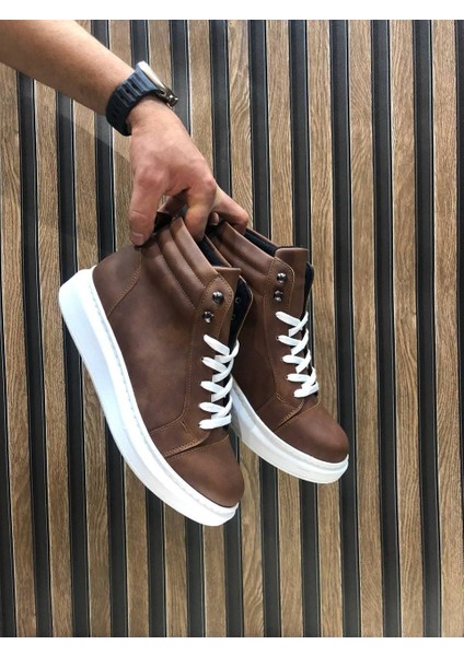 ET202 Toronto Bağcıklı Cilt Erkek Spor Bot Bt - Taba fırsatları