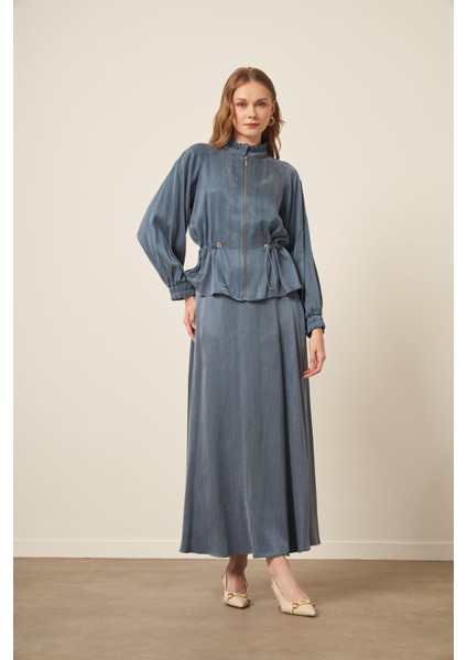 Kadın Tansel Takım Indigo