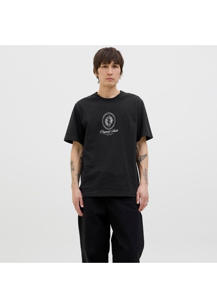 Erkek Kisa Kollu Baskili Tisört - Dia