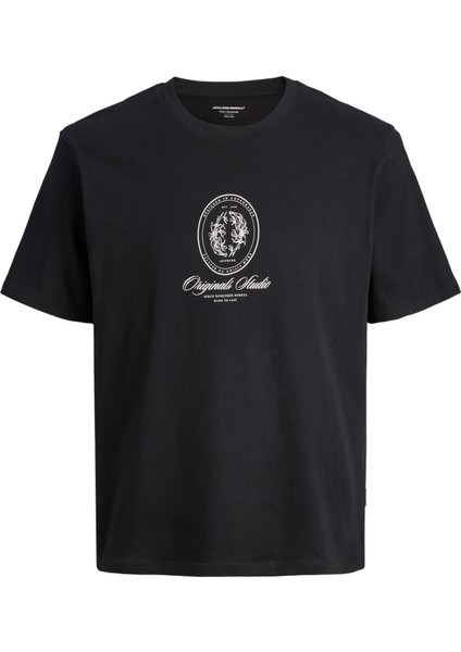 Erkek Kisa Kollu Baskili Tisört - Dia indirimleri