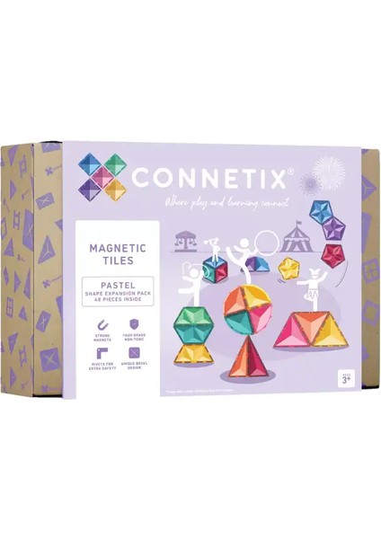 Pastel Shape Expansion Set - 48 Parça CON-EU-P48SE
