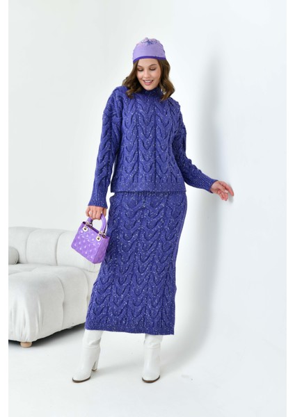 Kadın Sim Detaylı Ikili Takım Mor fiyatları