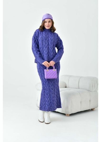 Kadın Sim Detaylı Ikili Takım Mor indirimleri