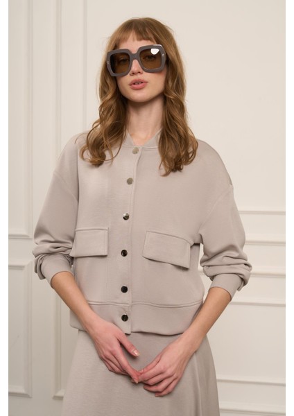 Kadın Etekli Takım Gri modelleri