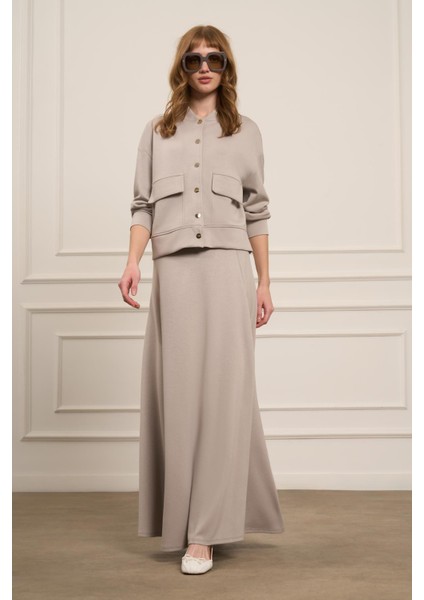 Kadın Etekli Takım Gri indirimleri