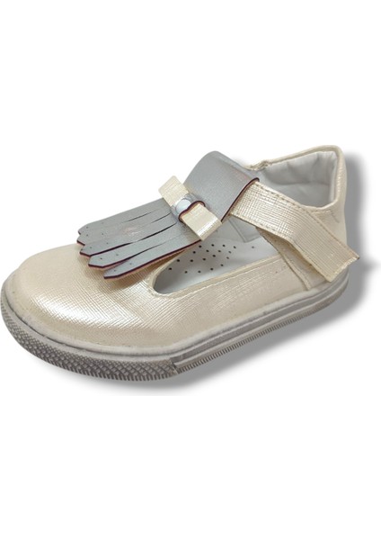 Şirinbebe 1605-20 Baskı Deri Püsküllü Kız Çocuk Sandalet 21-25