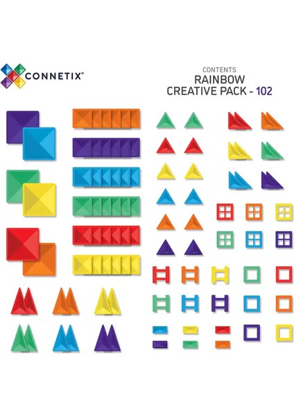 Rainbow Creative Set - 102 Parça CON-EU-102