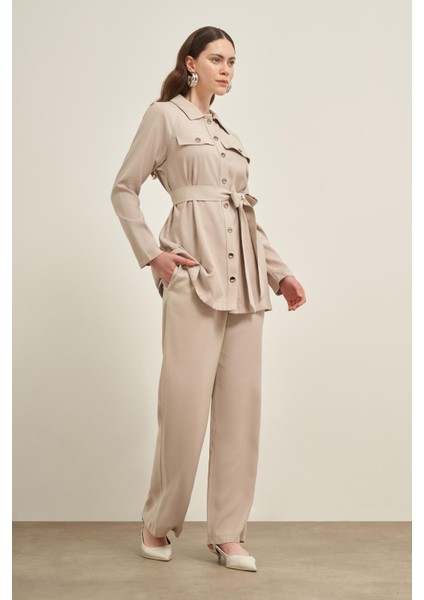 Kadın Pantolonlu Takım Taş fiyatları