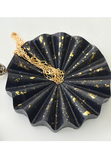 Dalga Formlu Dekoratif Takı, Küçük Obje ve Aksesuarlar Için Şık Sunum Tabağı