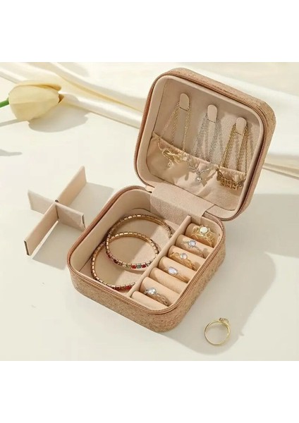 Kahverengi 4 Yapraklı Yonca Desenli Takı Saklama Kutusu, Şık ve Kullanışlı Tasarım fiyatları