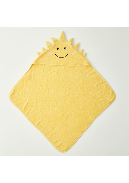 %100 Pamuk Sunshine Kundak Havlu Sarı (75X75 Cm)