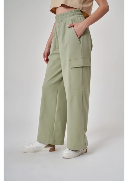 Kadın Yeşil Pantolon 1523021-YEŞİL