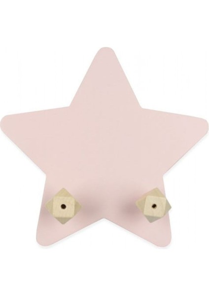 Ahşap Yıldız Askı, Renkli ve Şık Çocuk Odası Dekoru