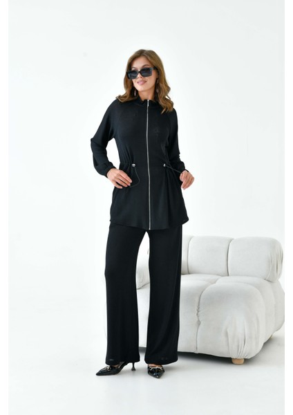 Kadın Örme Takım Siyah indirimleri