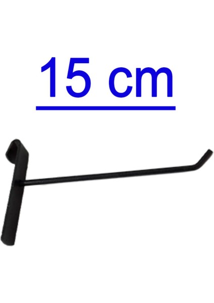 15 cm Siyah Tel Kanca Seti, Aksesuar ve Takı Askı Kancası, 30 Adet