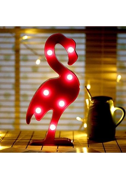 Asonplus Flamingo Dekoratif LED Işık-Gece Lambası-Aydınlatma